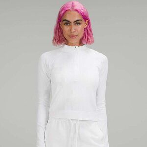 Lululemon Rest Less Cropped Half Zip